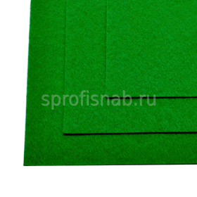 Фетр листовой жесткий 1мм 20х30см цв.705 ярко-зелёный